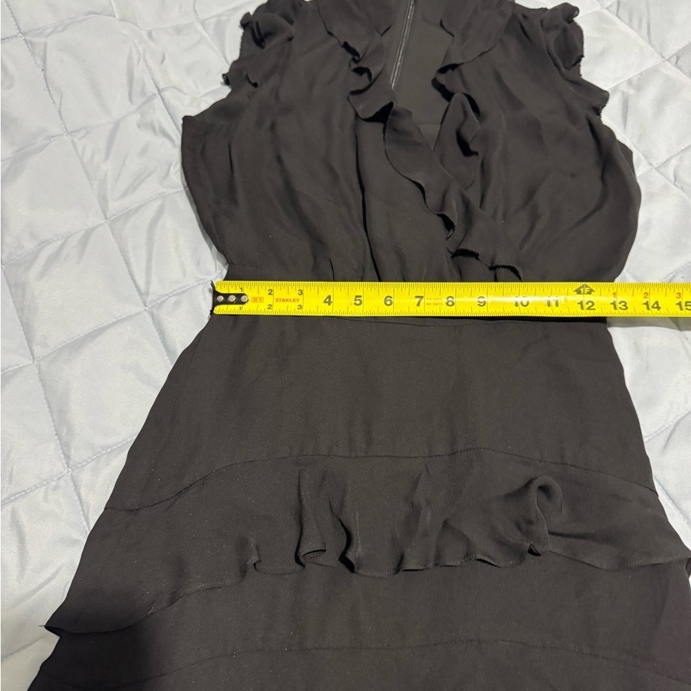 Parker Black Ruffle Mini Dress - Picture 8 of 8